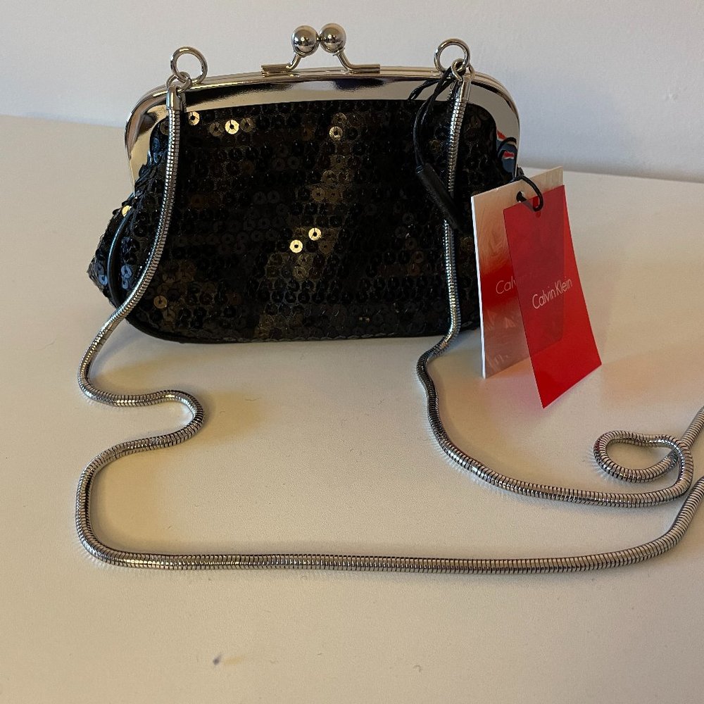 Calvin Klein Sequin Clutch NWT